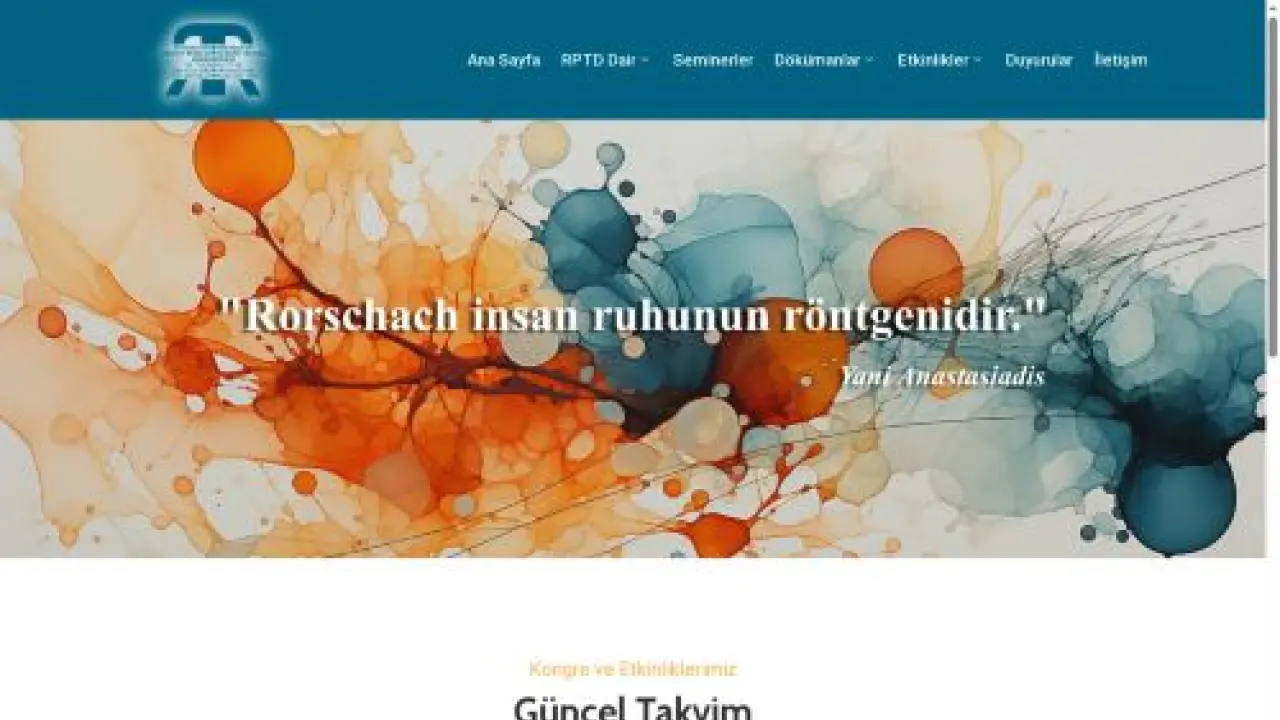 Rorschach ve Projektif Testler Derneği - RorschachTurk