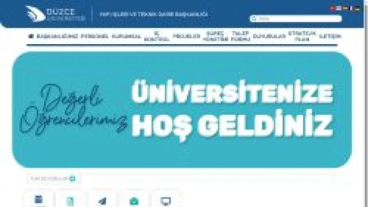 Düzce Üniversitesi | Yapı İşleri ve Teknik Daire Başkanlığı | Anasayfa