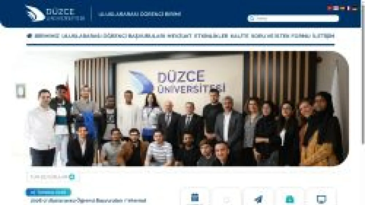 Düzce Üniversitesi | Uluslararası Öğrenci Birimi | Anasayfa