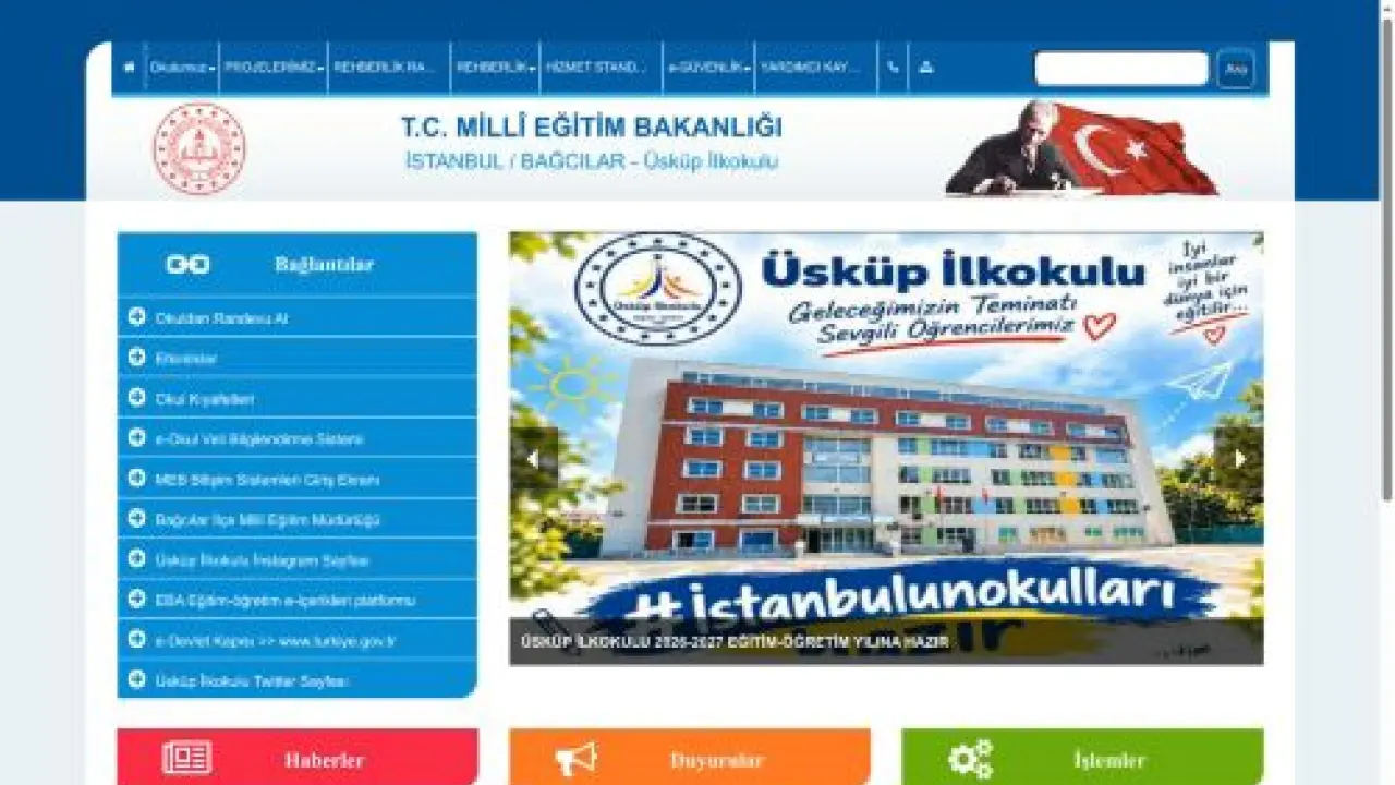 Üsküp İlkokulu - İSTANBUL / BAĞCILAR