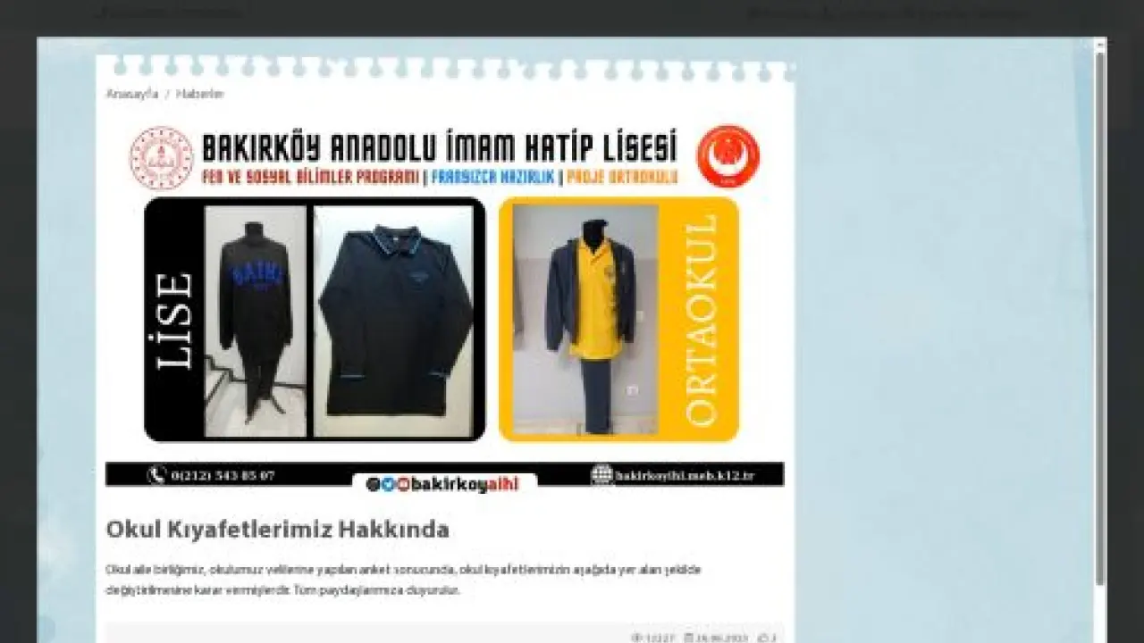 Bakırköy Anadolu İmam Hatip Lisesi - İSTANBUL / BAKIRKÖY
