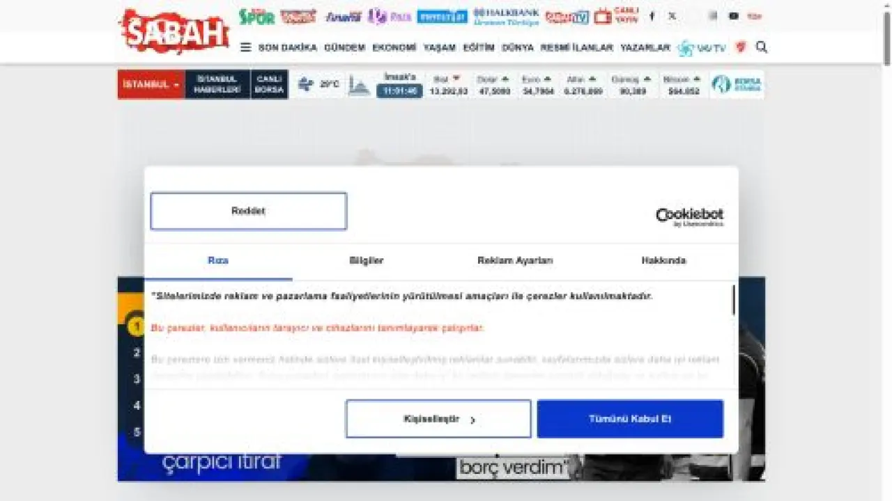 Haberler, Son Dakika Haber, Güncel ve Gazete Haberleri - Sabah