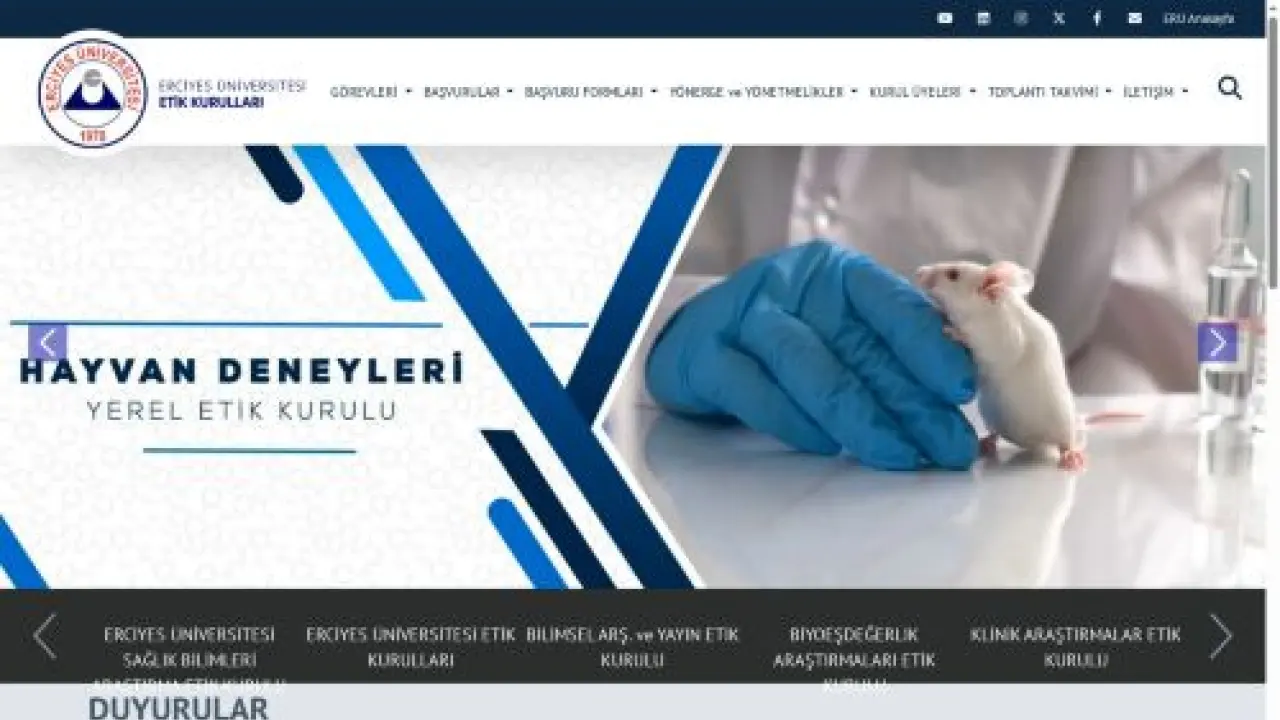 Erciyes Üniversitesi Etik Kurulları