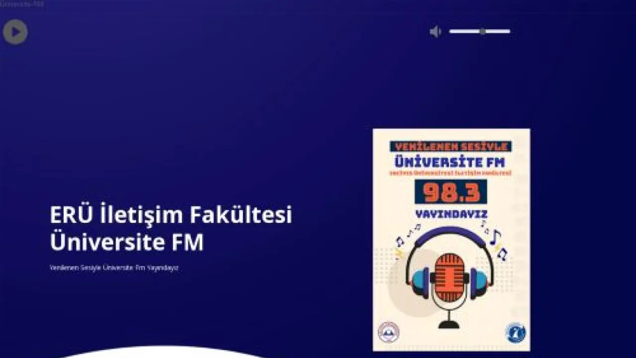 ERÜ İletişim Fakültesi Üniversite FM