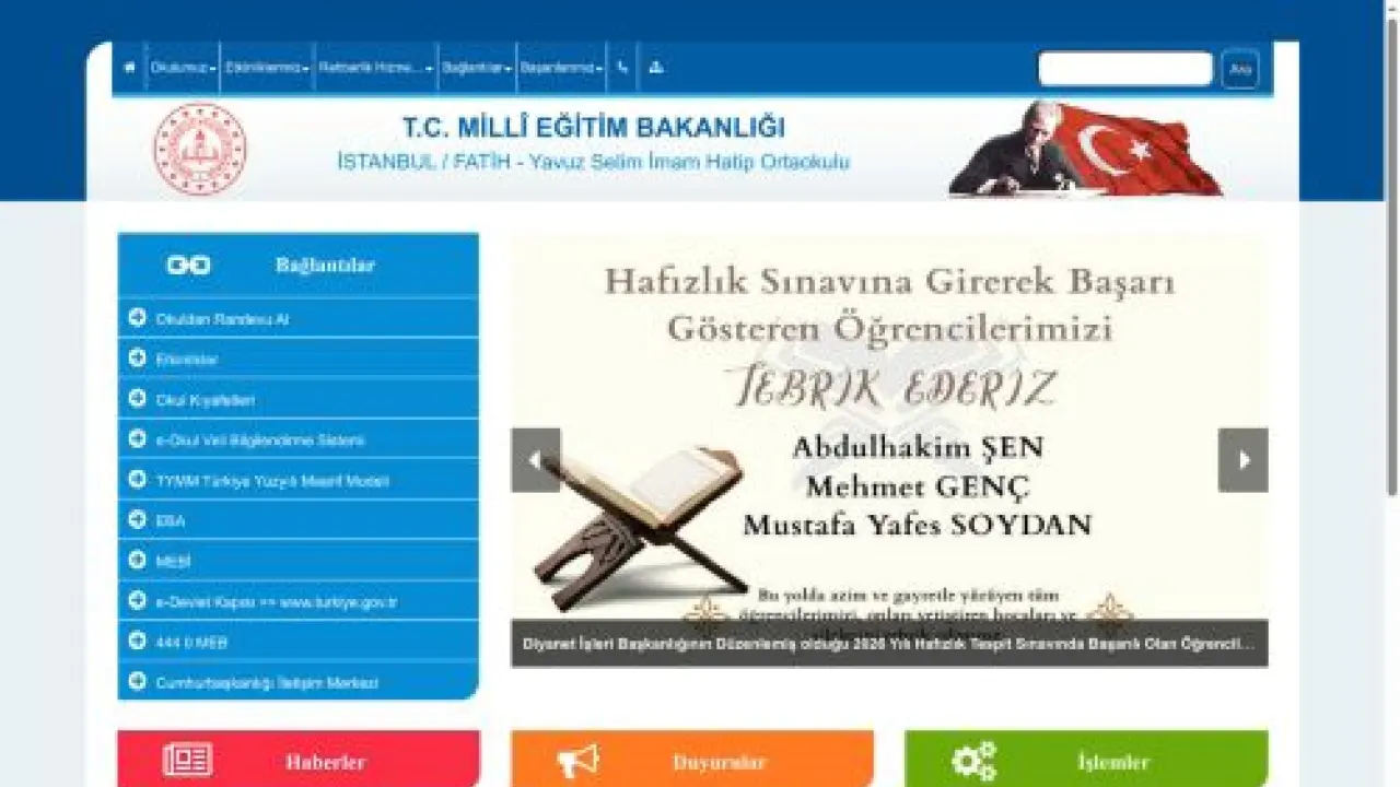 Yavuz Selim İmam Hatip Ortaokulu - İSTANBUL / FATİH