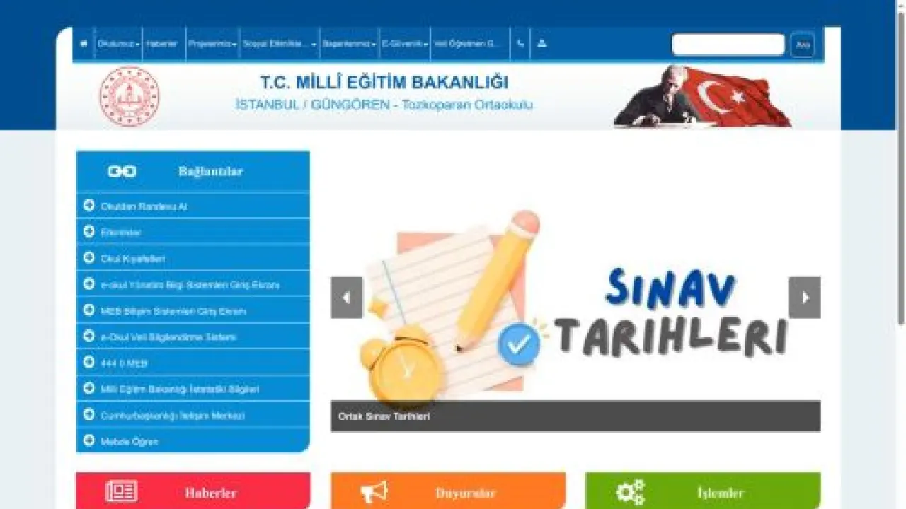 Tozkoparan Ortaokulu - İSTANBUL / GÜNGÖREN