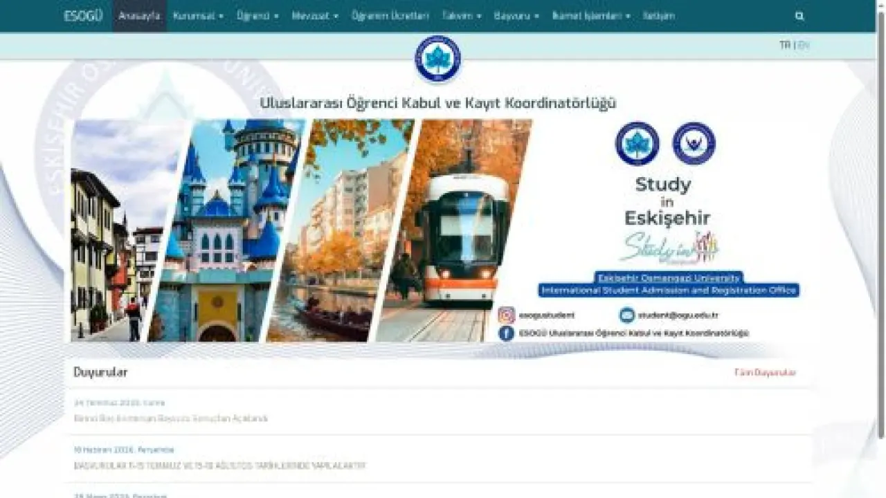 Uluslararası Öğrenci Kabul ve Kayıt Koordinatörlüğü | Eskişehir Osmangazi Üniversitesi - Anasayfa