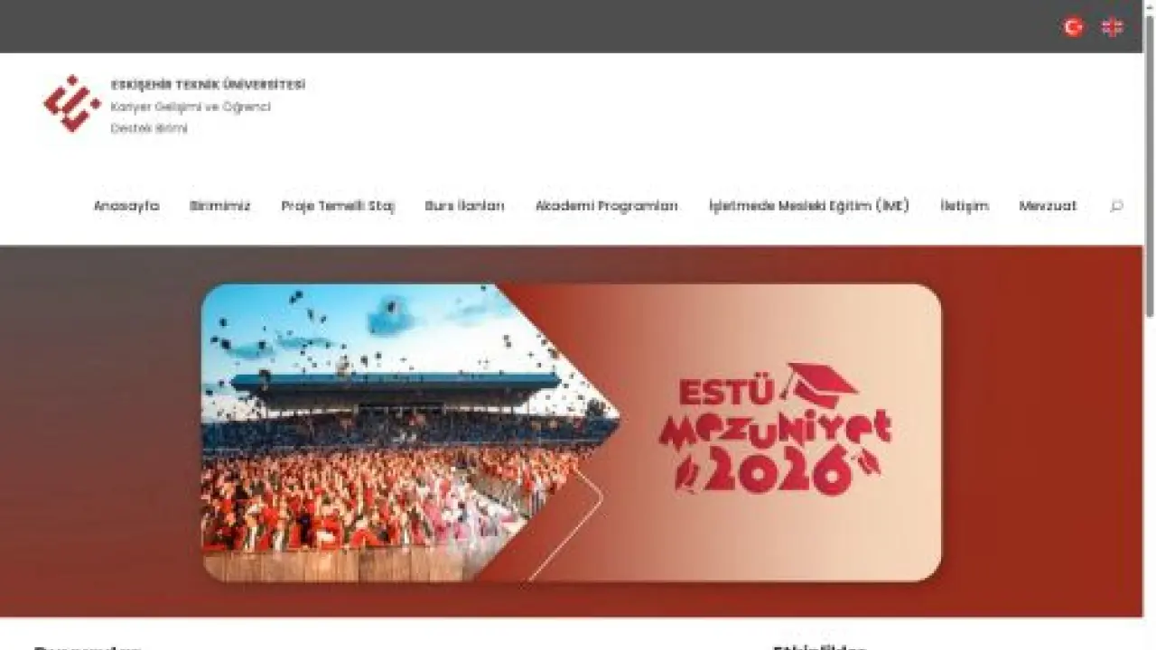 Kariyer Gelişimi ve Öğrenci Destek Birimi - Eskişehir Teknik Üniversitesi