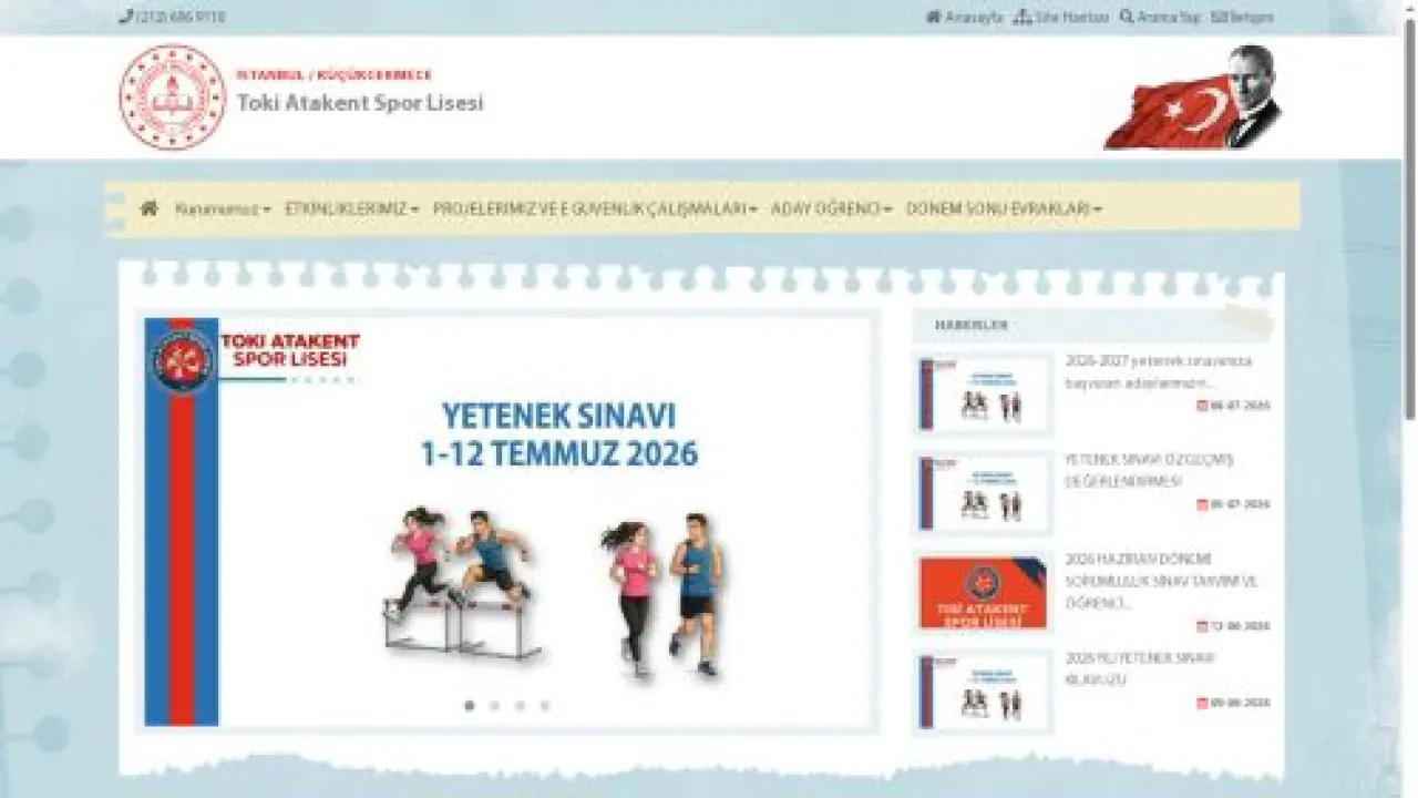 Toki Atakent Spor Lisesi - İSTANBUL / KÜÇÜKCEKMECE