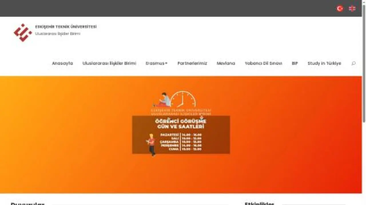 Uluslararası İlişkiler Birimi - Eskişehir Teknik Üniversitesi