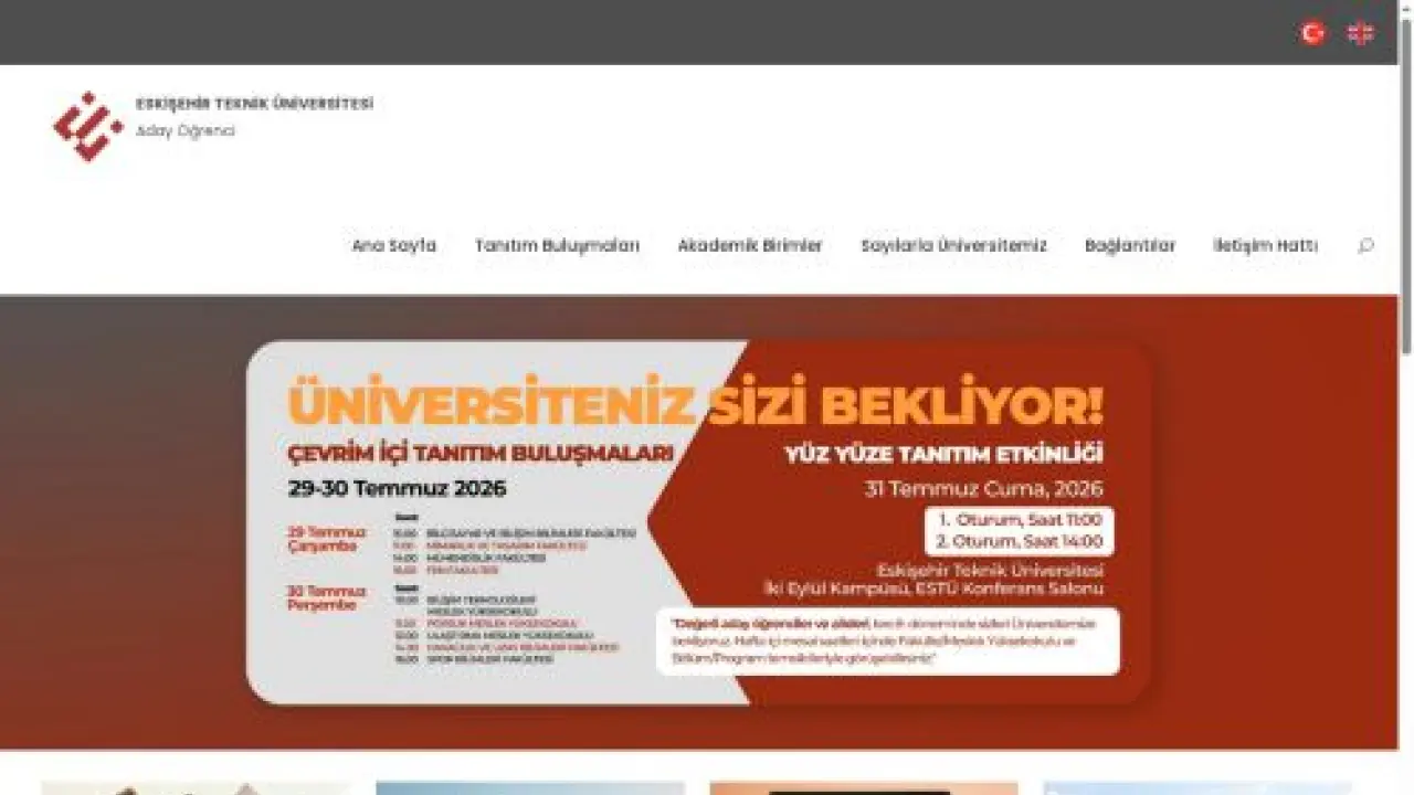 Aday Öğrenci - Eskişehir Teknik Üniversitesi
