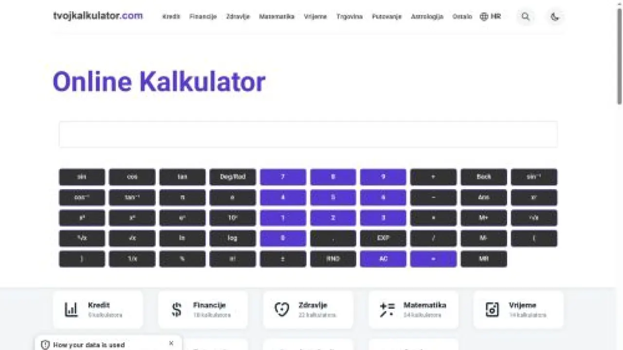 Besplatni Online Kalkulatori | Kredit, Plaća, BMI & PDV
