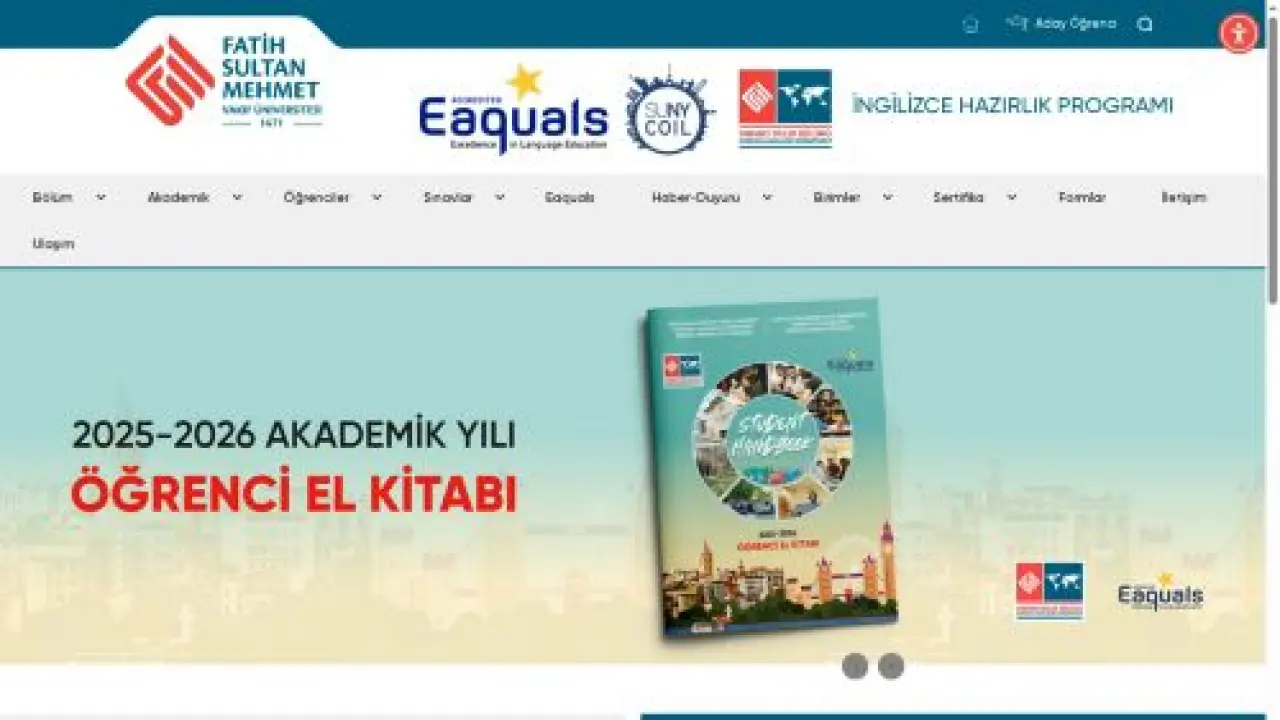 FSMVÜ | İngilizce Hazırlık Programı