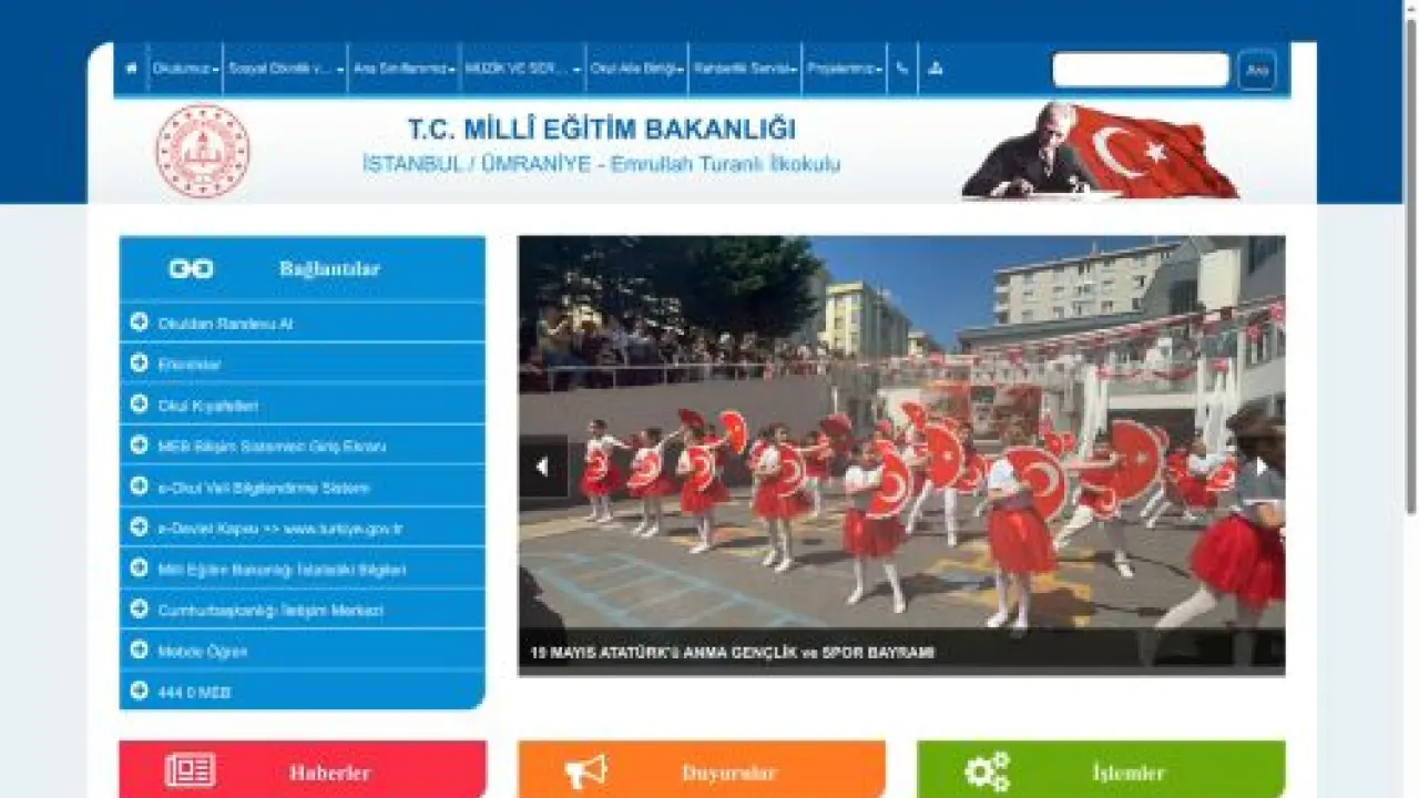 Emrullah Turanlı İlkokulu - İSTANBUL / ÜMRANİYE