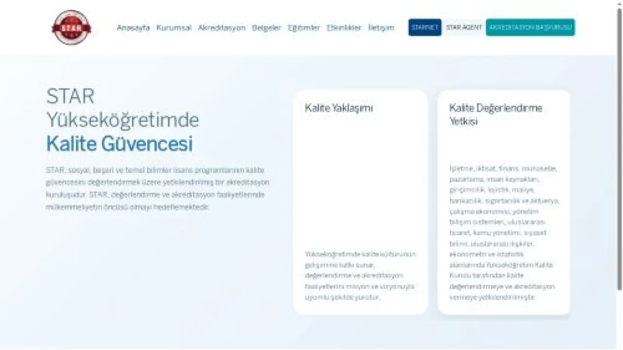 STAR – Sosyal Beşeri ve Temel Bilimler Akreditasyon ve Rating Derneği