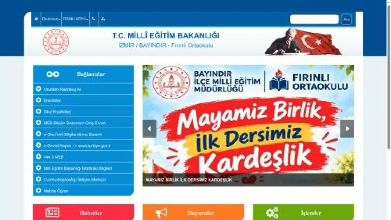 Fırınlı Ortaokulu - İZMİR / BAYINDIR