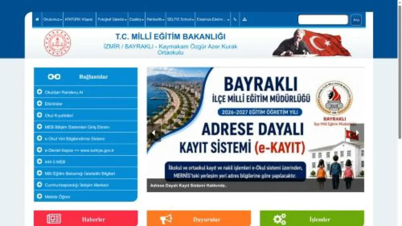 Kaymakam Özgür Azer Kurak Ortaokulu - İZMİR / BAYRAKLI