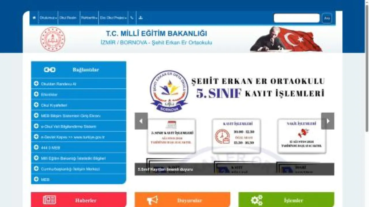 Şehit Erkan Er Ortaokulu - İZMİR / BORNOVA