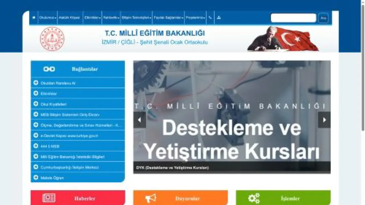 Şehit Şenali Ocak Ortaokulu - İZMİR / ÇİĞLİ