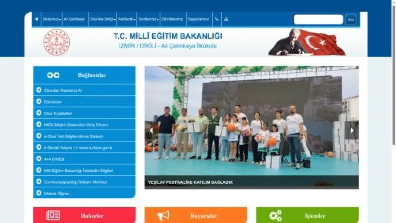 Ali Çetinkaya İlkokulu - İZMİR / DİKİLİ