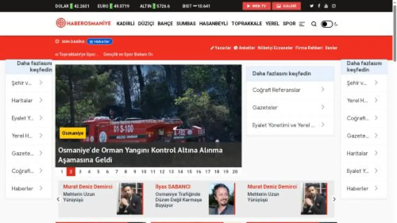 Osmaniye Son Dakika Haberleri - Haber Osmaniye