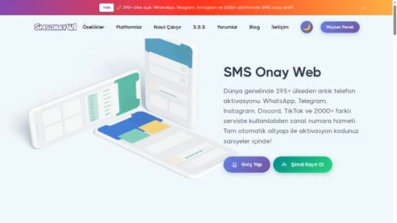 Sanal Numara ile SMS Doğrulama