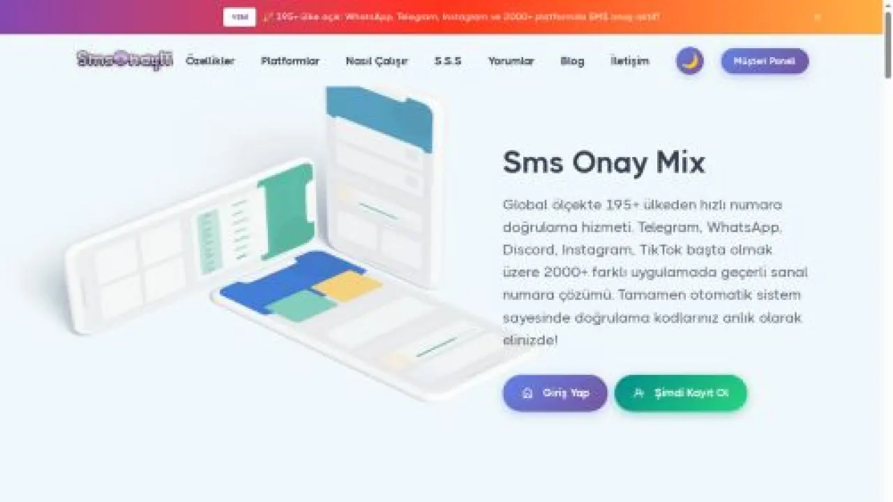 Sanal Numara ile SMS Doğrulama