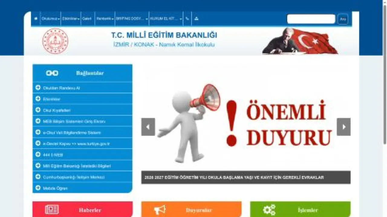 Namık Kemal İlkokulu - İZMİR / KONAK
