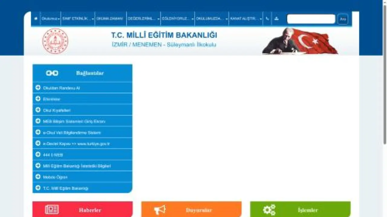 Süleymanlı İlkokulu - İZMİR / MENEMEN