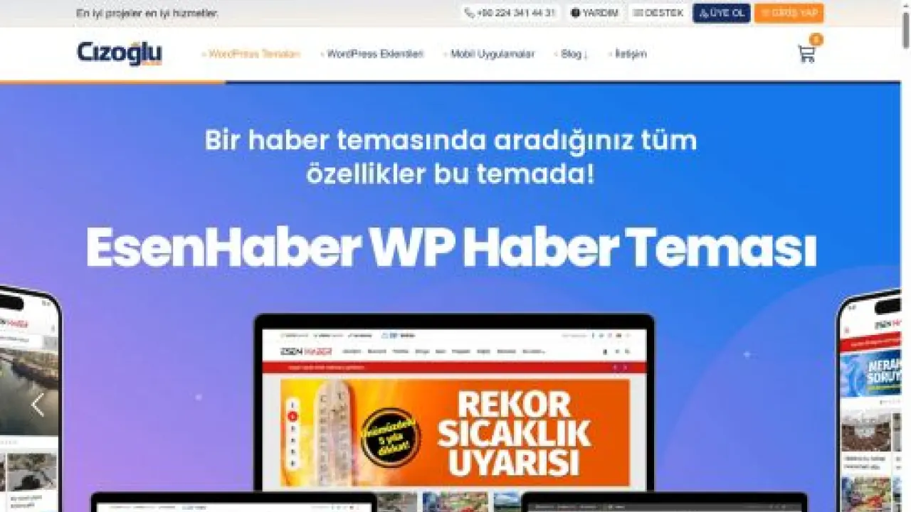 Cızoğlu Bilişim - EsenHaber WordPress Haber Teması