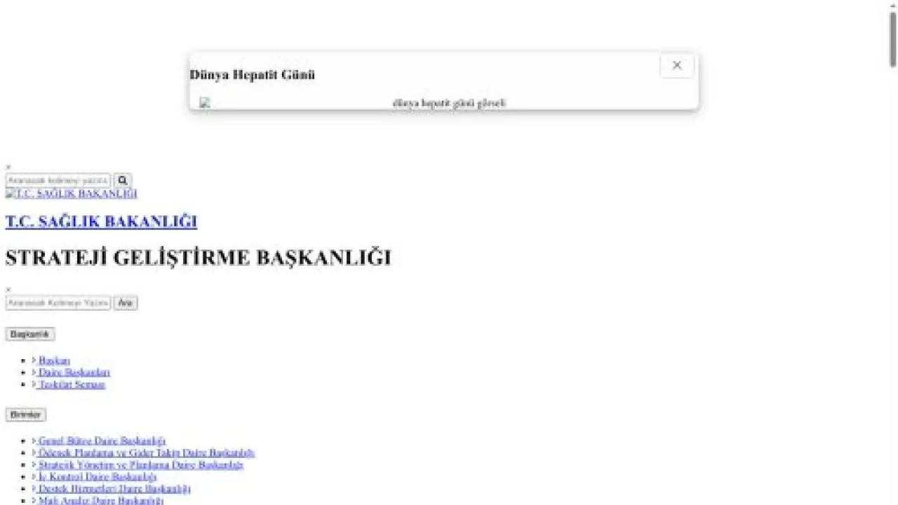 STRATEJİ GELİŞTİRME BAŞKANLIĞI