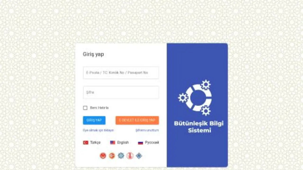 BBS | Bütünleşik Bilgi Sistemi