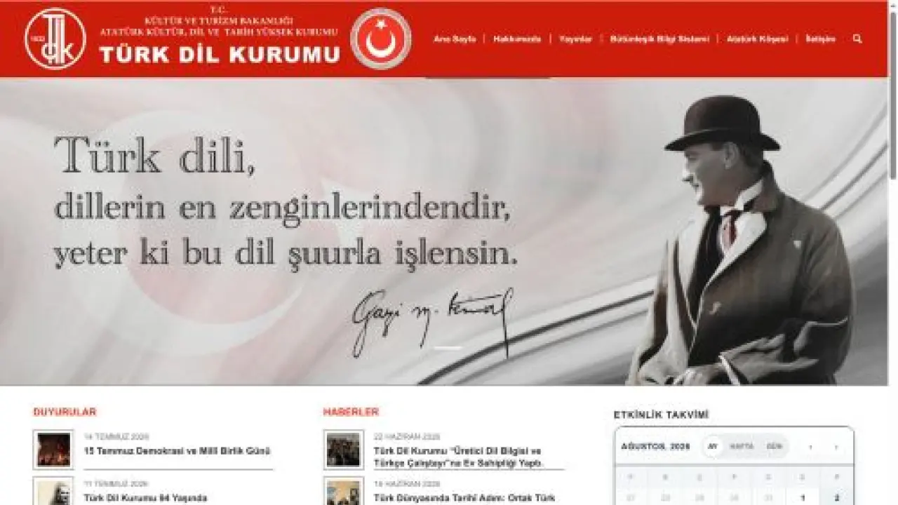 Türk Dil Kurumu – Dilimiz Kimliğimizdir