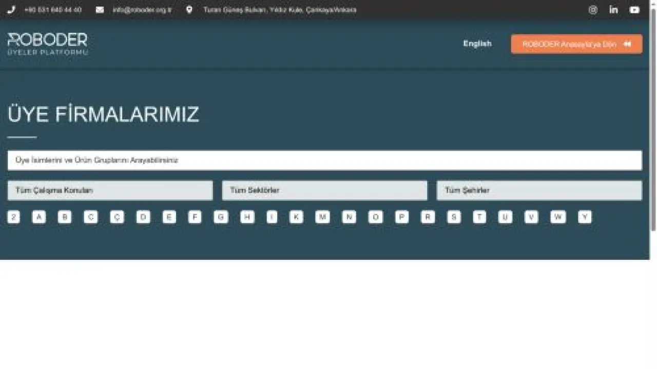 ROBODER Üyeleri