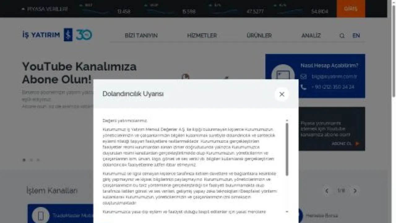 İş Yatırım | Hisse Senedi, Döviz ve Yatırım Danışmanlığı