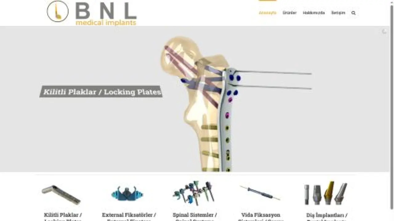 Benli Medikal – Dünya Standartlarında Yerli Üretim – Medical Implants Manufacturer Bnl Medikal