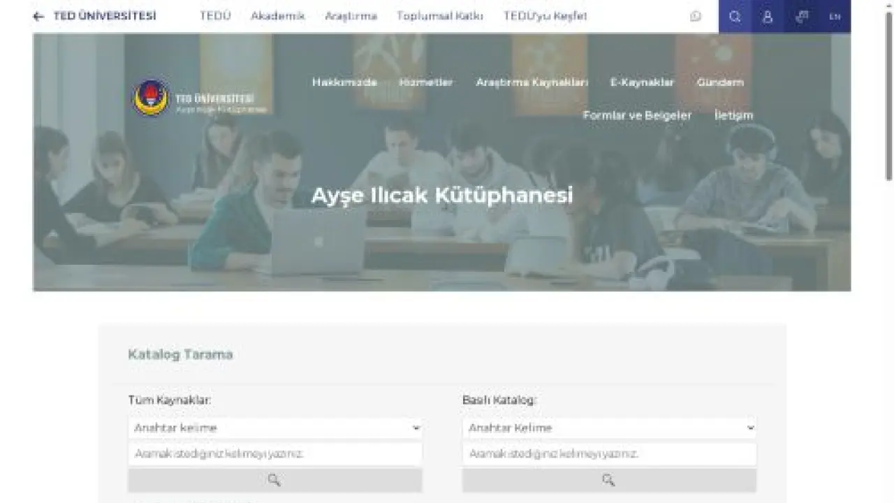 Akademik Araştırma Teşviği | TED Üniversitesi