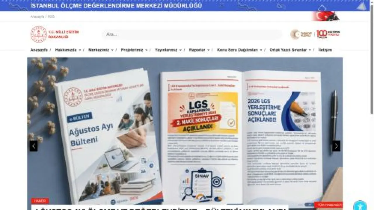 BİRİNCİ DÖNEM ORTAK YAZILI SINAVLARA YÖNELİK ''KONU SORU DAĞILIM TABLOLARI" YAYIMLANDI