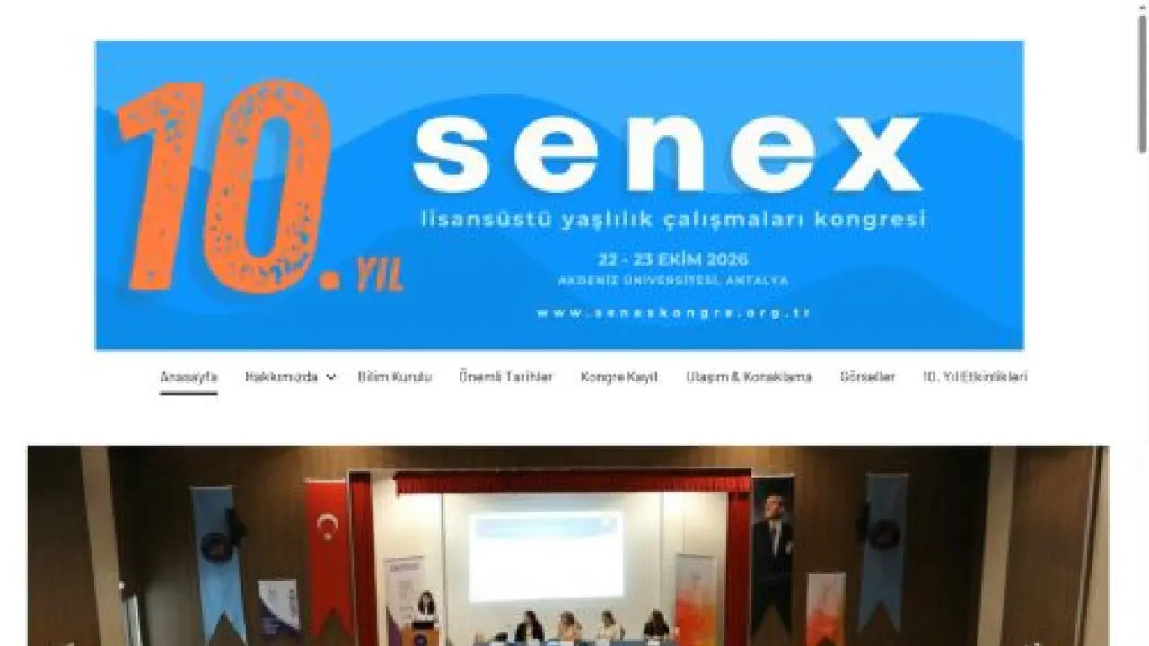 Senex: Lisansüstü Yaşlılık Çalışmaları Kongresi
