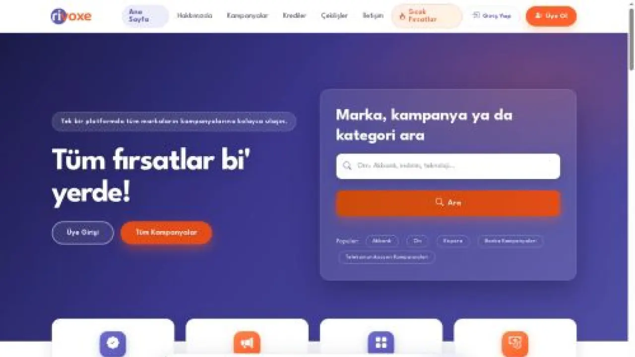 Kampanyalar ve Fırsatlar - Rivoxe