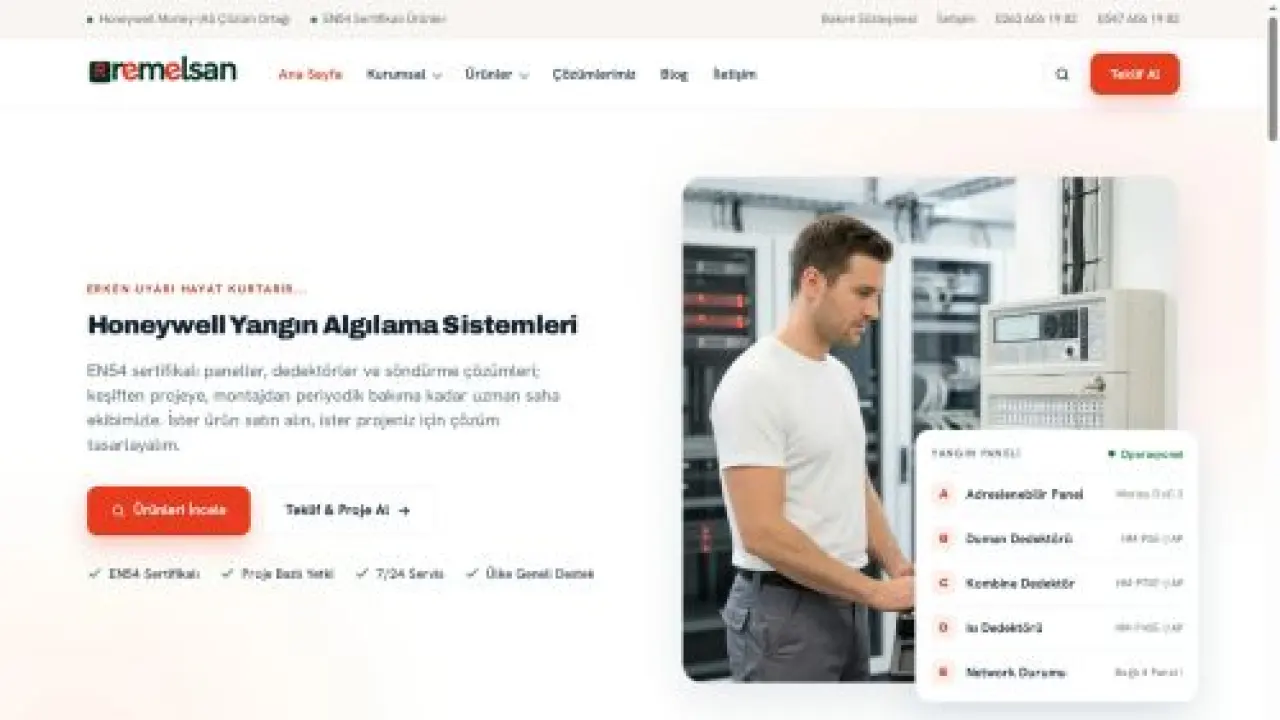 Honeywell Yangın Algılama Sistemleri