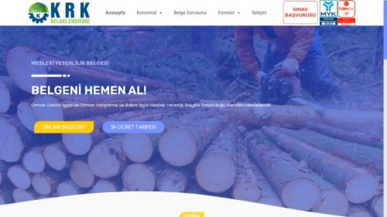 Krk Belgelendirme – MYK Yeterlilik Belgeleri
