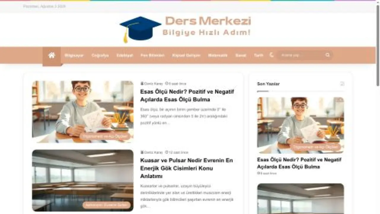 Bilgiye Hızlı Adım! - Ders Merkezi
