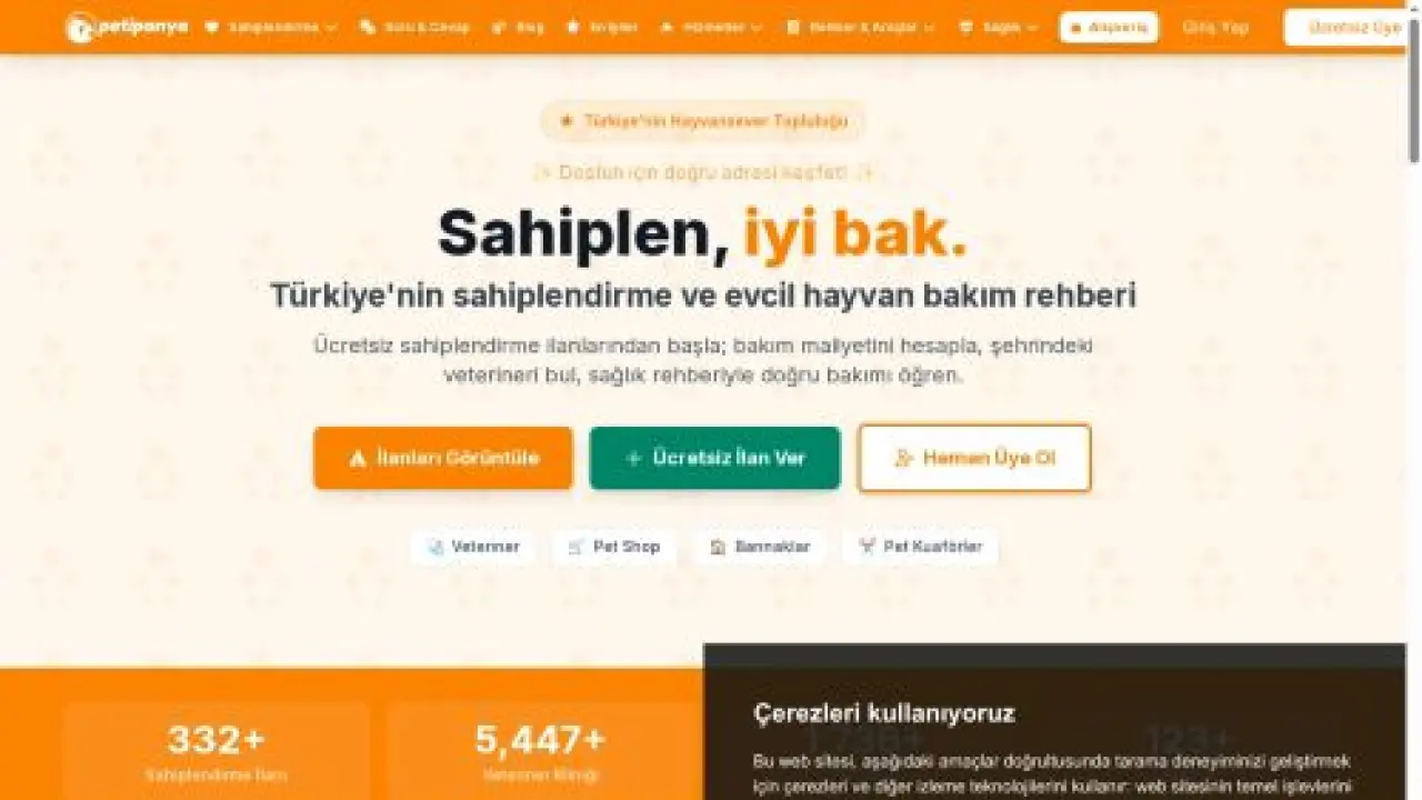 Türkiye'nin En Kapsamlı Hayvansever Platformu - PetzzSosyal