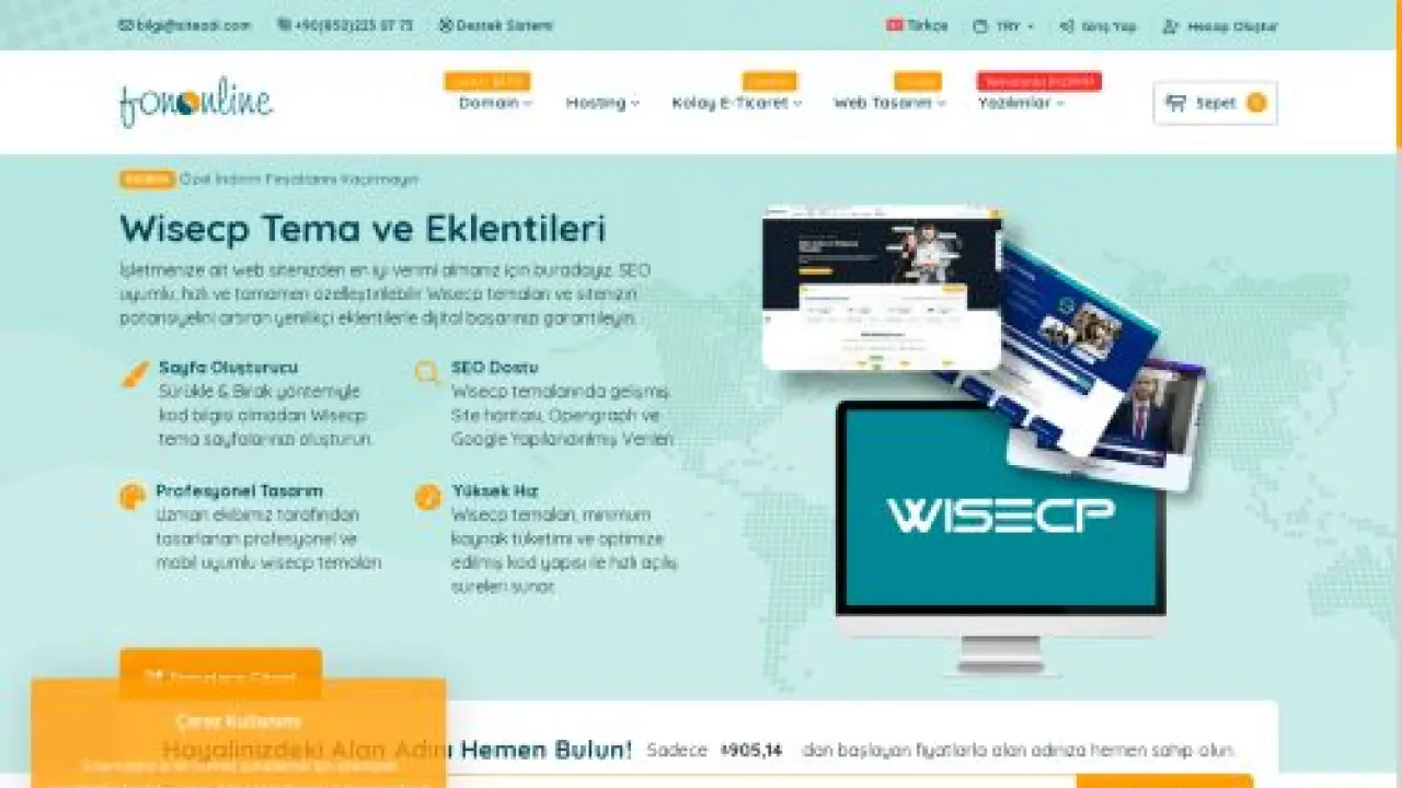 Fononline.net: Alan Adı, Hosting, Web Tasarım ve E-ticaret Çözümleri