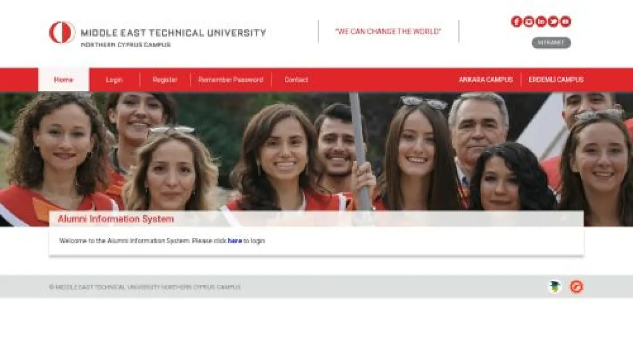 METU NCC Alumni Information System