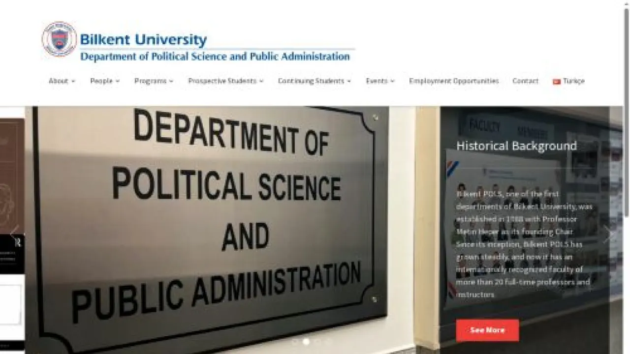 Department of Political Science and Public Administration —