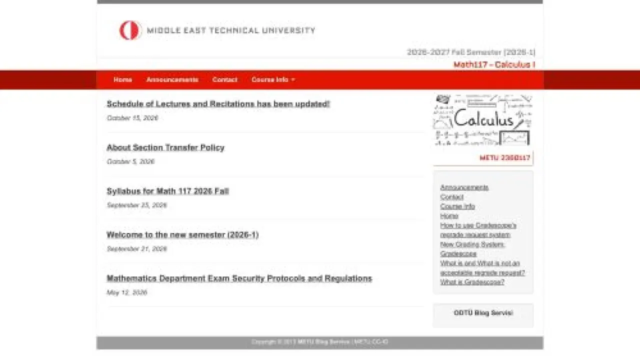 Math117 – Calculus I