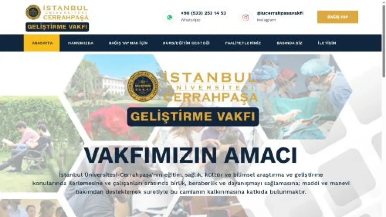 İÜ-Cerrahpaşa Geliştirme Vakfı | #eniyiolmakiçin