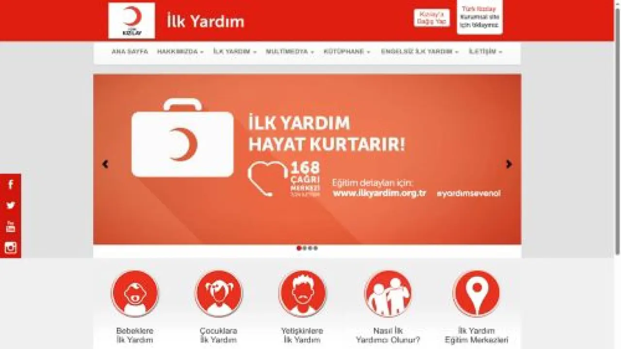 İlk Yardım Ana Sayfa- Türk Kızılay İlk Yardım Birimi